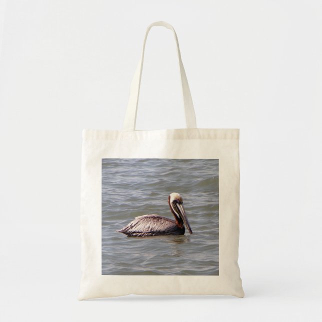Brown Pelican tote bag (Front)