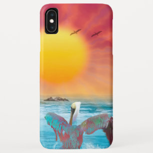Brown Pelicans SUN KISSED PELICANS iPhone XS Max Case