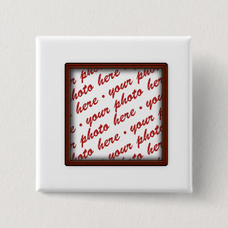 Brown Picture Frame for Any Occasion 15 Cm Square Badge