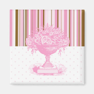 Brown & Pink Chic Magnet