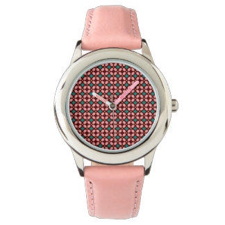 Brown Pink Pattern Watch