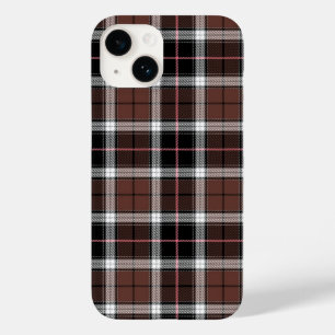 Brown Plaid Case-Mate iPhone 14 Case