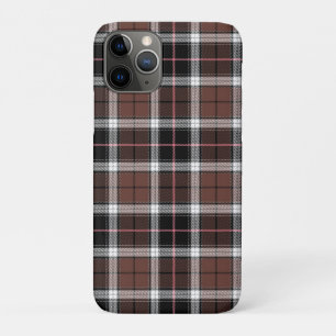 Brown Plaid iPhone 11 Pro Case