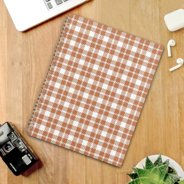 Brown Plaid Pattern Planner (Creator Uploaded)