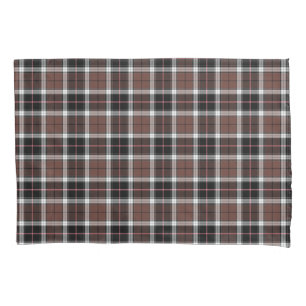 Brown Plaid Pillowcase