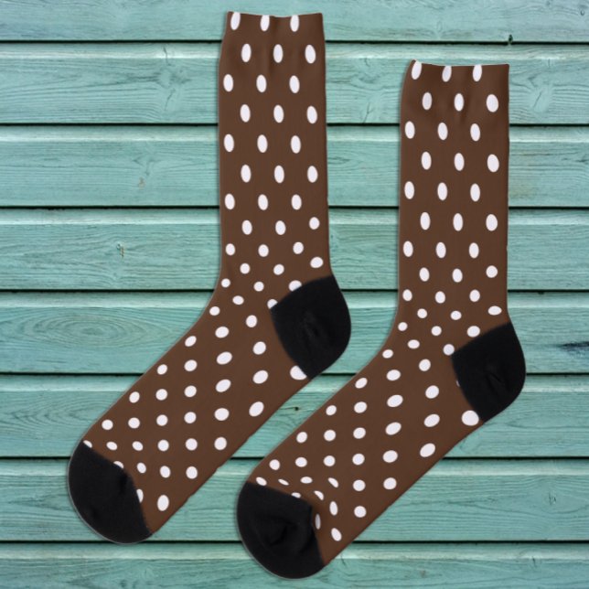 Brown Polka Dot Socks (Creator Uploaded)