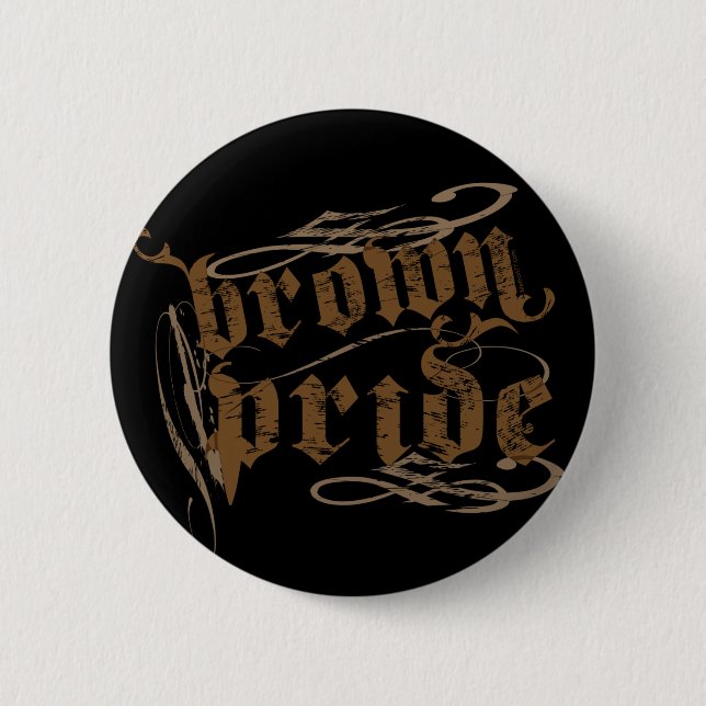 Brown Pride Button (Front)