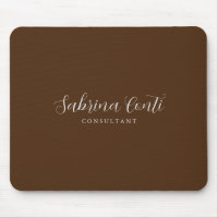 Brown Professional Calligraphy Trendy Modern Plain