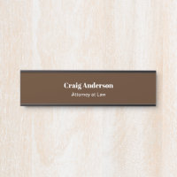 Brown Professional Plain Modern Elegant