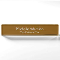 Brown Professional Plain Modern