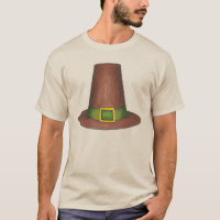 Brown Puritan Pilgrim Hat Happy Thanksgiving