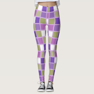 Brown & Purple Paradise Leggings