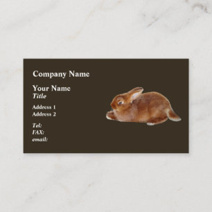 Brown Rabbit Business Card