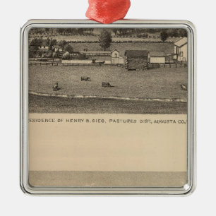 Brown residences, Augusta County Metal Tree Decoration