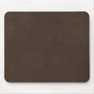 Brown Retro Custom Suede Mouse Mat