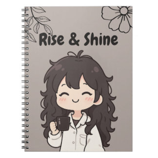 Brown Rise & Shine Notebook