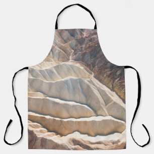 Brown rock formation apron
