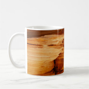 Brown rock formation coffee mug