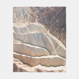 Brown rock formation fleece blanket