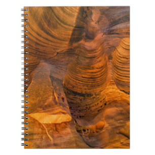 Brown rock formation notebook