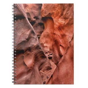 Brown rock formations notebook
