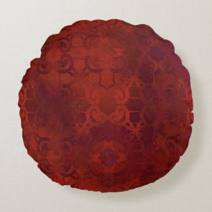 brown round cushion