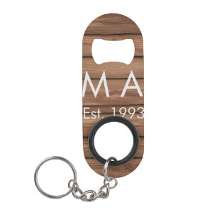Brown rustic boho add name letter year date text
