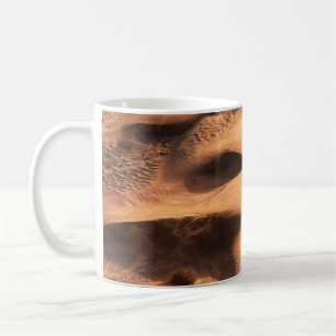 Brown sand formation coffee mug