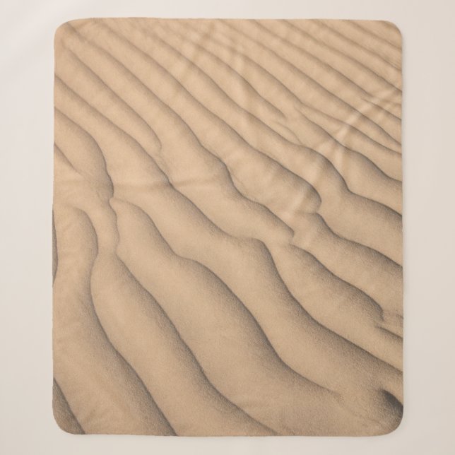 Brown sand sherpa blanket (Front)