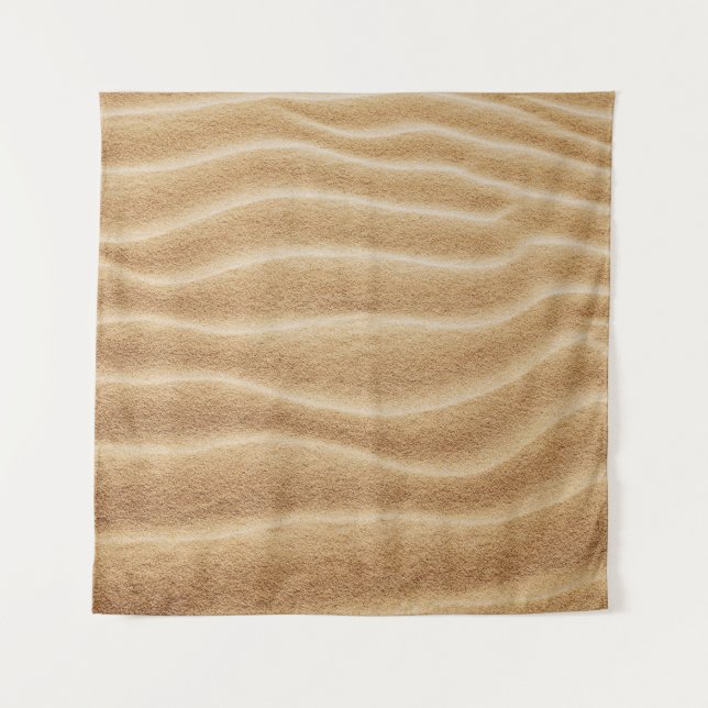 BROWN SAND WITH SHADOW OF PERSON TAPESTRY (Front)