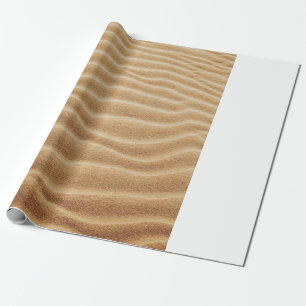 BROWN SAND WITH SHADOW OF PERSON WRAPPING PAPER