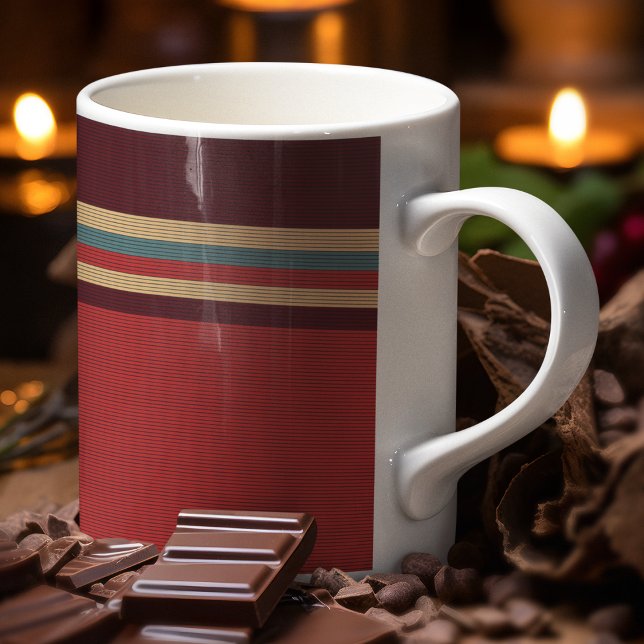 Brown Shades Stripe Coffee Mug (Mugs and cups)