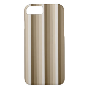 Brown shadow stripes iPhone 8/7 case
