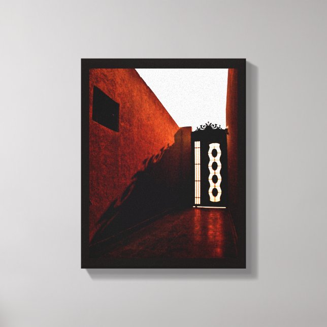 Brown Shadows Canvas Print (Front)