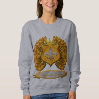 Brown shield, crown and wings Sweatshirt