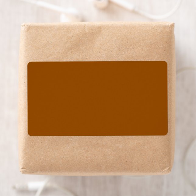 Brown Shipping Label (Insitu)