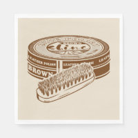 Brown shoe polish tin