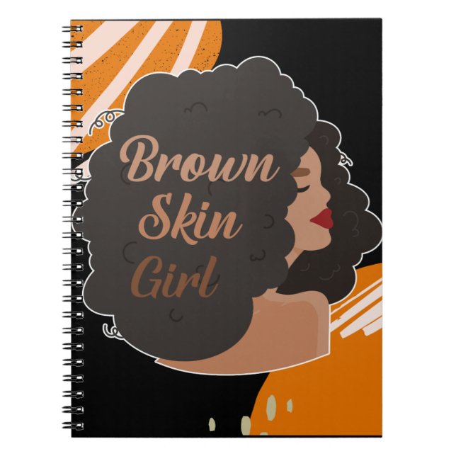 Brown Skin Girl Notebook (Front)