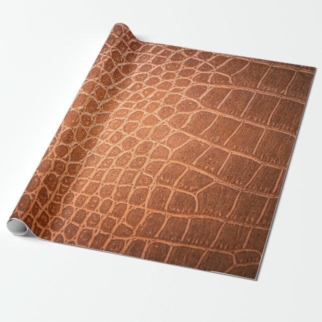 Brown skin leather texture backgroundskin,abstract wrapping paper (Unrolled)