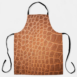 Brown skin leather texture use for background apron