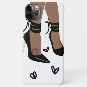 Brown Skin Tan Dark Heels Sun Moon Girly Chic iPhone 11 Pro Max Case
