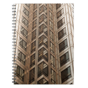 Brown Skyscraper Texture Notebook