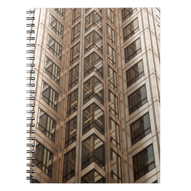 Brown Skyscraper Texture Notebook (Front)