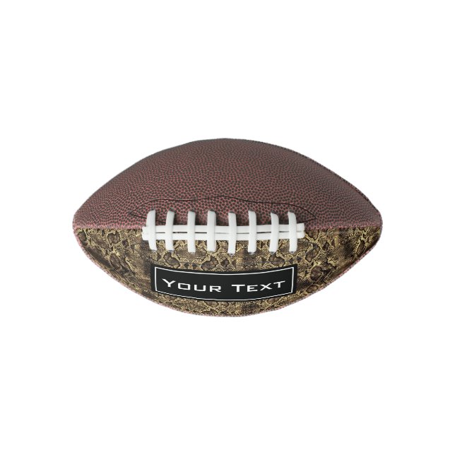 Brown Snake print American Football (Front)