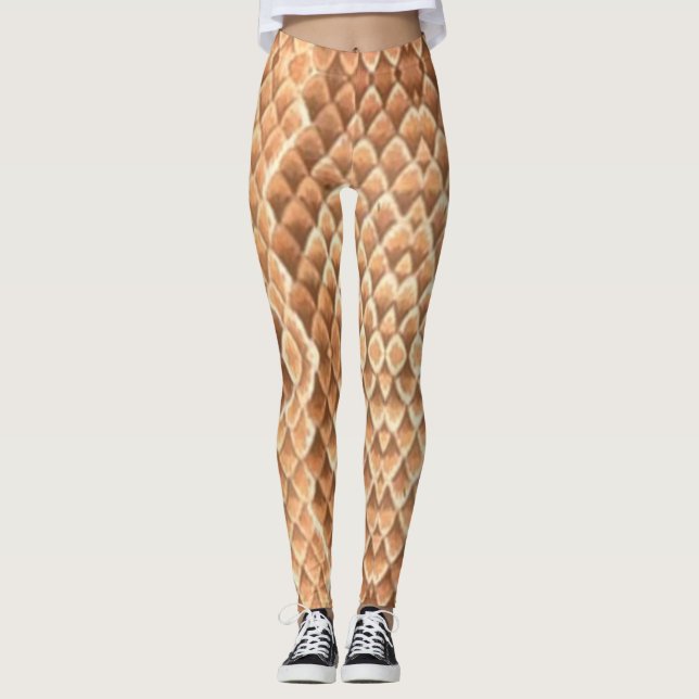 Brown Snake Skin Leggings (Front)