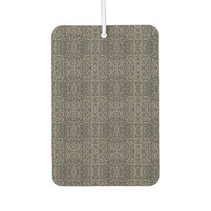 brown snake skin pattern car air freshener