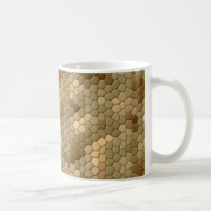 Brown Snakeskin Pattern Coffee Mug