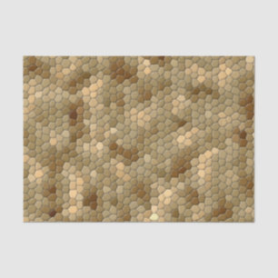 Brown Snakeskin Pattern Tissue Paper