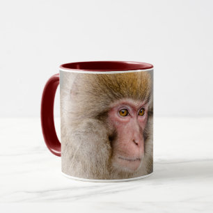 Brown Snow Monkey, Japanese Photography Mug