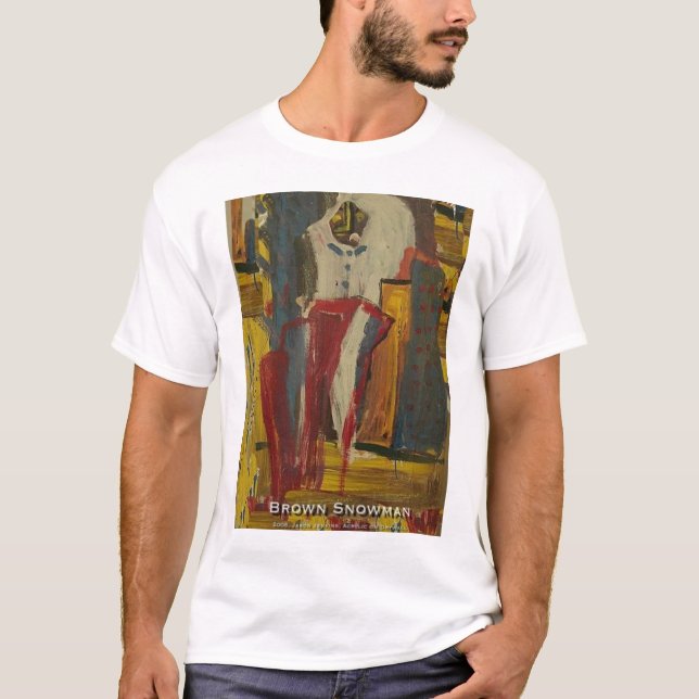 Brown Snowman T-Shirt (Front)